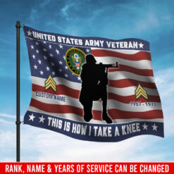 US Army, E 8 Army First Sergeant - Flying Flag 3×5 Feet(90×150 Cm)