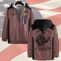 US Marine Corps, E 6 Marines Staff Sergeant - Zip Hoodie
