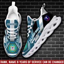 US Coast Guard, Honor, Duty, Service - Max Soul Shoes