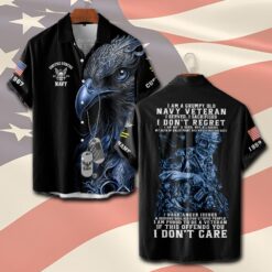 US Navy, Once A Sailor, Always A Sailor - Short Sleeve Button Shirt