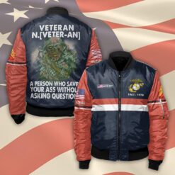 US Marine Corps, E 7 Marines Gunnery Sergeant - Bomber Jacket