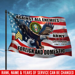 US Army, Honoring All Who Served - Flying Flag 3×5 Feet(90×150 Cm)