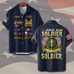 Army Branch, E 6 Army Specialist - Short Sleeve Button Shirt