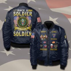 Army Division, E 9 Army Command Sergeant Major - Bomber Jacket