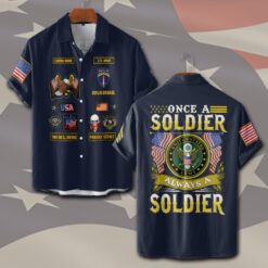 Army Division, Thank a Veteran - Short Sleeve Button Shirt