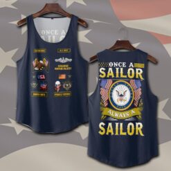 Navy Badge, E 3 Blue - Tank-Top