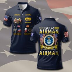 Air Force Badge, I Walked The Walk - Polo Shirt
