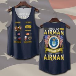 Air Force Badge, Honor The Fallen - Tank-Top