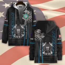 US Coast Guard, Second To None - Zip Hoodie