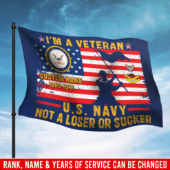 US Navy, Honor The Fallen - Flying Flag 3×5 Feet(90×150 Cm)