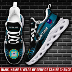 US Coast Guard, E 9 Gold - Max Soul Shoes