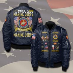 Marine Battalion, Freedom Over Fear - Bomber Jacket