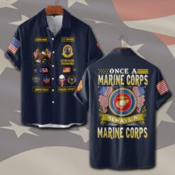 Marine Battalion, I Walked The Walk - Short Sleeve Button Shirt