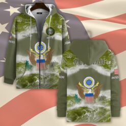 US Army, E 6 Army Specialist - Zip Hoodie