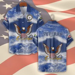 US Navy, Lest We Forget - Short Sleeve Button Shirt