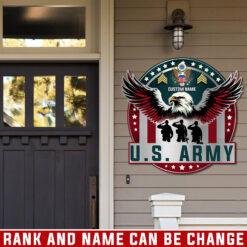 US Army, Freedom Isn't Free - Cut Metal Sign 18x18 Inch