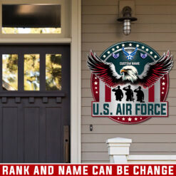 US Air Force , O 4 Air Force Major - Cut Metal Sign 18x18 Inch