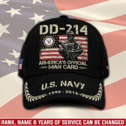 US Navy, Land Of The Free, Because Of The Brave - Classic Cap