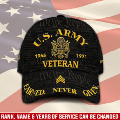 US Army, E 3 Army Private First Class - Classic Cap
