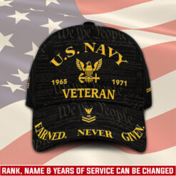 US Navy, E 4 Gold - Classic Cap