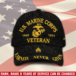 US Marine Corps, E 6 Marines Staff Sergeant - Classic Cap