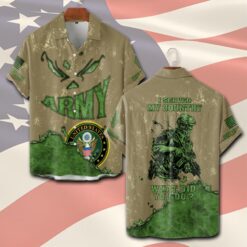 US Army, E 7 Army Sergeant First Class - Short Sleeve Button Shirt