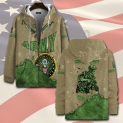 US Army, O 3 Army Captain - Zip Hoodie