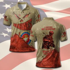 US Marine Corps, E 8 Marines Master Sergeant - Polo Shirt