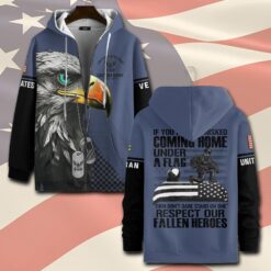 US Navy, Honor The Fallen - Zip Hoodie