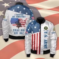 US Army, Remember - Honor - Respect - Bomber Jacket