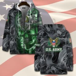 US Army, Lest We Forget - Zip Hoodie