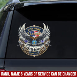 US Air Force , Service Before Self - Car Sticker 8x12in