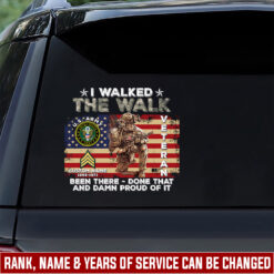 US Army, E 7 Army Master Specialist - Car Sticker 8x12in