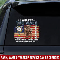 US Navy, Semper Fortis - Car Sticker 8x12in