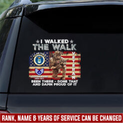 US Air Force , Honoring All Who Served - Car Sticker 8x12in