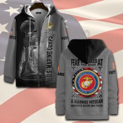 US Marine Corps, Lest We Forget - Zip Hoodie