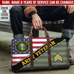 US Army, Proud To Have Served - Travel Bag - Size L: 20.4 x 9.4 x 10.2 inches