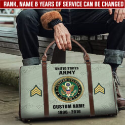 US Army, Freedom Over Fear - Travel Bag - Size S: 18 x 8.6 x 10.2 inches