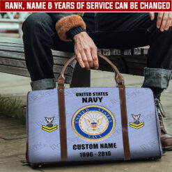 US Navy, The Sea is Ours - Travel Bag - Size L: 20.4 x 9.4 x 10.2 inches