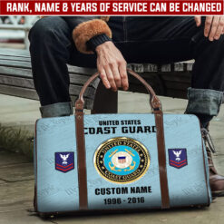 US Coast Guard, Defender of Freedom - Travel Bag - Size L: 20.4 x 9.4 x 10.2 inches