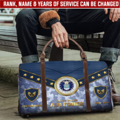 US Air Force, I Walked The Walk - Travel Bag - Size L: 20.4 x 9.4 x 10.2 inches