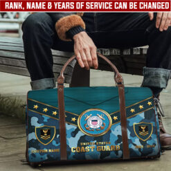 US Coast Guard, No One Gets Left Behind - Travel Bag - Size L: 20.4 x 9.4 x 10.2 inches