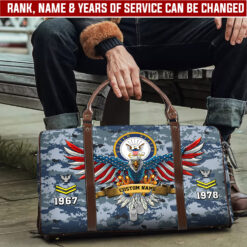 US Navy, E 4 Red - Travel Bag - Size L: 20.4 x 9.4 x 10.2 inches