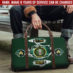 US Army, Honoring All Who Served - Travel Bag - Size L: 20.4 x 9.4 x 10.2 inches