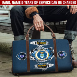 US Air Force, E 9 Air Force Chief Master Sergeant - Travel Bag - Size L: 20.4 x 9.4 x 10.2 inches