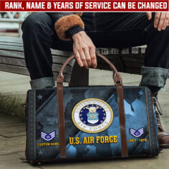 US Air Force, I Walked The Walk - Travel Bag - Size L: 20.4 x 9.4 x 10.2 inches