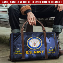 US Navy, Honor - Courage - Commitment - Travel Bag - Size L: 20.4 x 9.4 x 10.2 inches