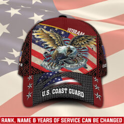 US Coast Guard, E 8 Gold - Classic Cap