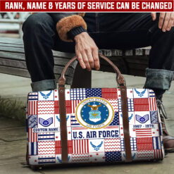 US Air Force, Honor The Fallen - Travel Bag - Size L: 20.4 x 9.4 x 10.2 inches