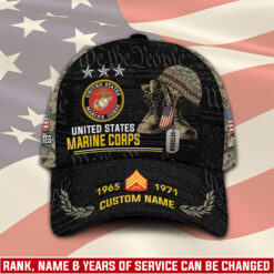 US Marine Corps, Proud Veteran - Classic Cap